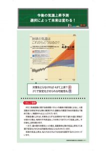 今後の気温上昇予測 選択によって未来は変わる！