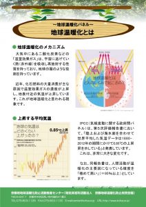 PO-01.地球温暖化とは - 地球温暖化啓発パネル