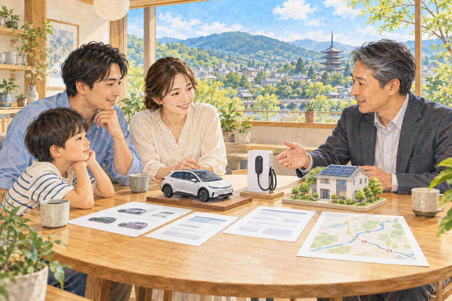 EV・V2Hについて相談するイメージ