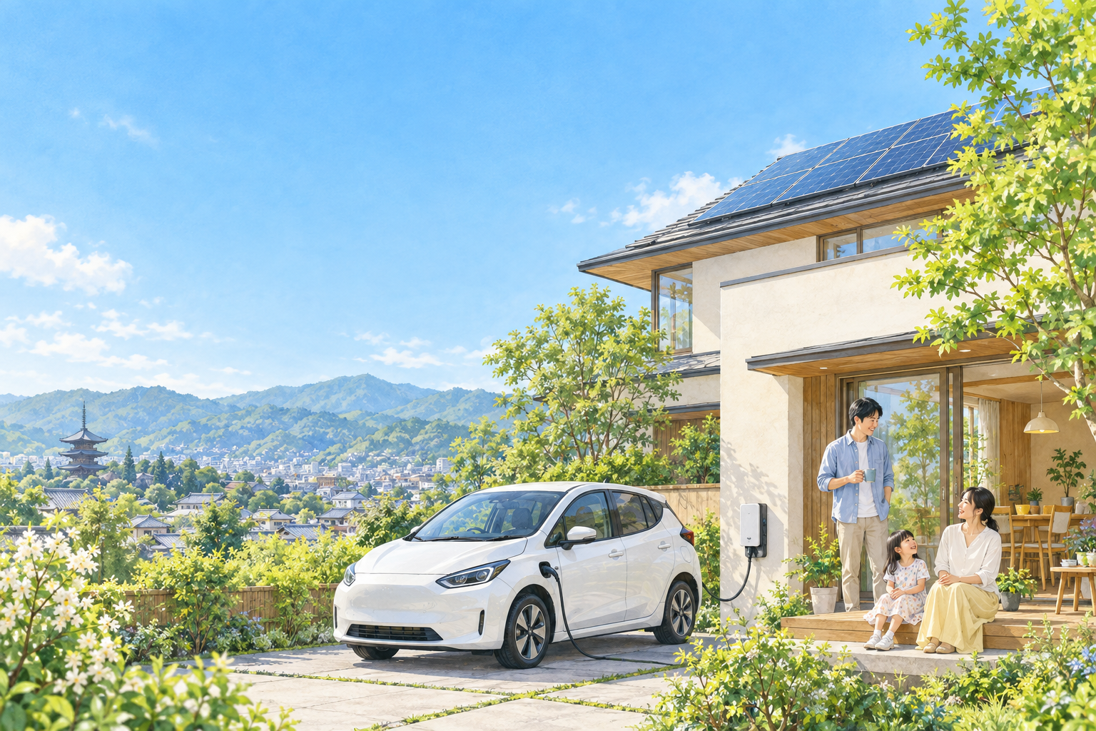 EV・V2H 暮らしに合った電気自動車と住まいのエネルギー活用